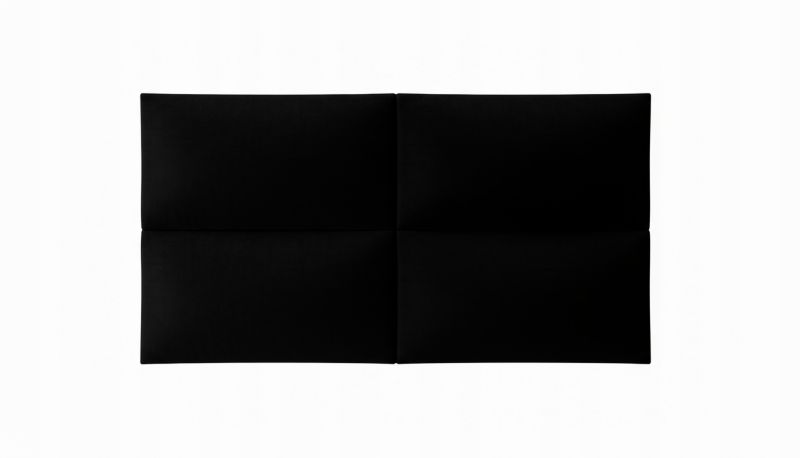 Panel Tapicerowany Komvortowy 60x40 cm Czarny Smart Velvet 1 szt.