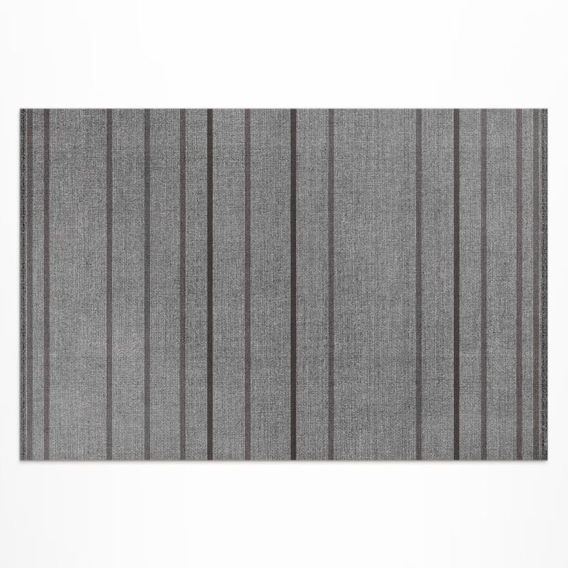 Balkonowy Dywan Winylowy UV Wallfluent 60x90 cm Szare pasy styl boho vintage 1 szt.