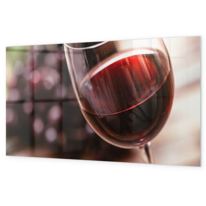 Tablica Magnetyczna Biurowa Tulup 120x60 cm Kieliszek czerwonego wina Na notatki i zdjęcia 1 kpl