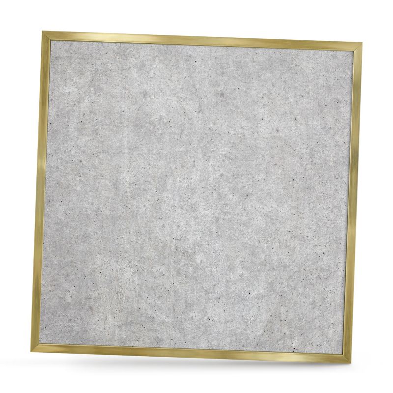 Tablica magnetyczna do salonu ArtPrintCave 50x50 Szara faktura w złotej ramie 1szt