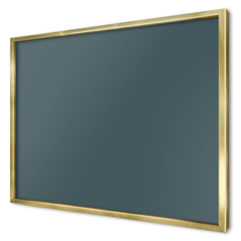Ozdobna tablica magnetyczna Wallfluent 70x50 Turkusowy w złotej ramie 1szt