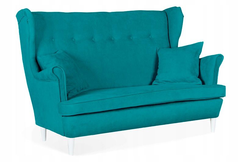 Sofa kanapa uszak do salonu nierozkładana Family Meble ARI turkus 1szt