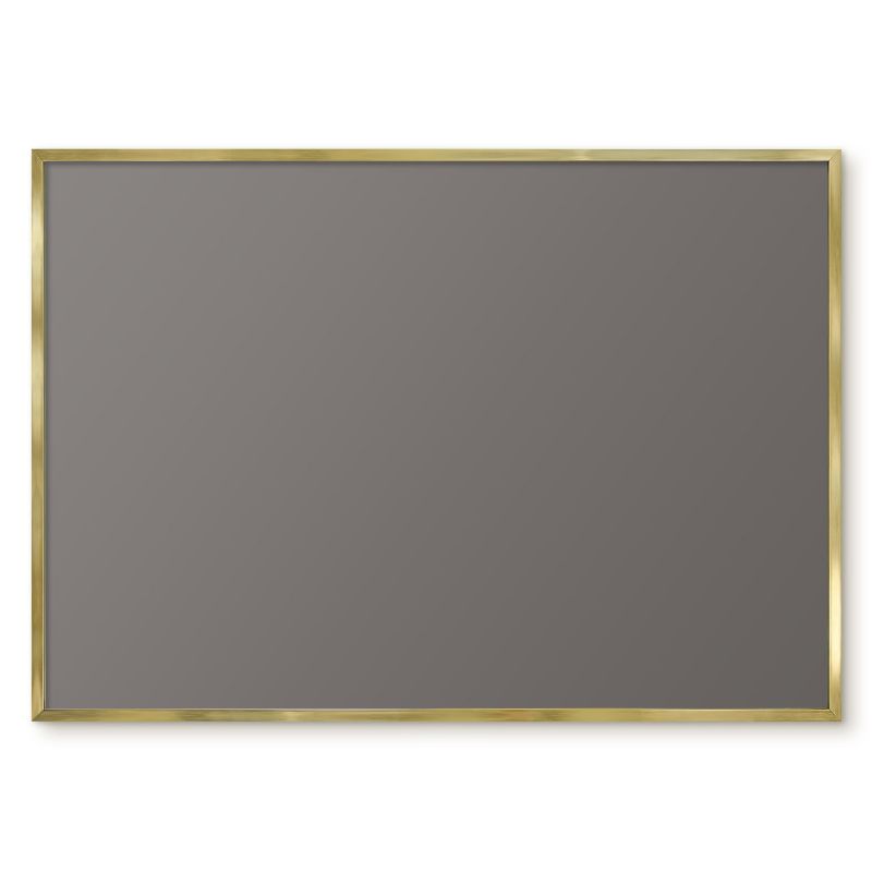 Tablica Na Magnesy Tulup 100x70 cm Ciemny szary - Złota rama Do salonu, sypialni 1 szt.