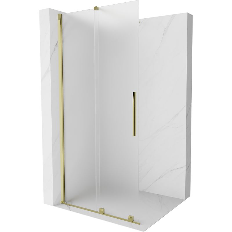 Ścianka prysznicowa przesuwna Mexen Velar złota 100x200 cm 871-100-000-33-50 1 szt.