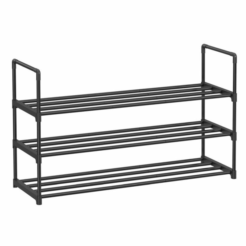 Metalowy regał organizer na buty Songmics 3 szerokie półki 92 cm 1 szt.