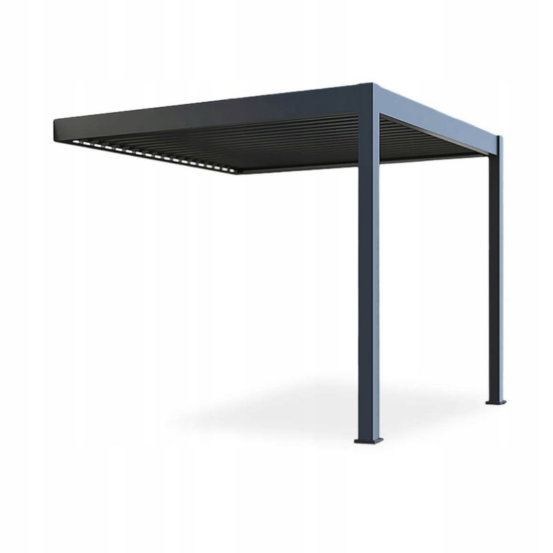 Pergola Ogrodowa przyścienna 3x3 ELEGANCE WALL AUTOMATIC z oświetleniem LED 1 szt