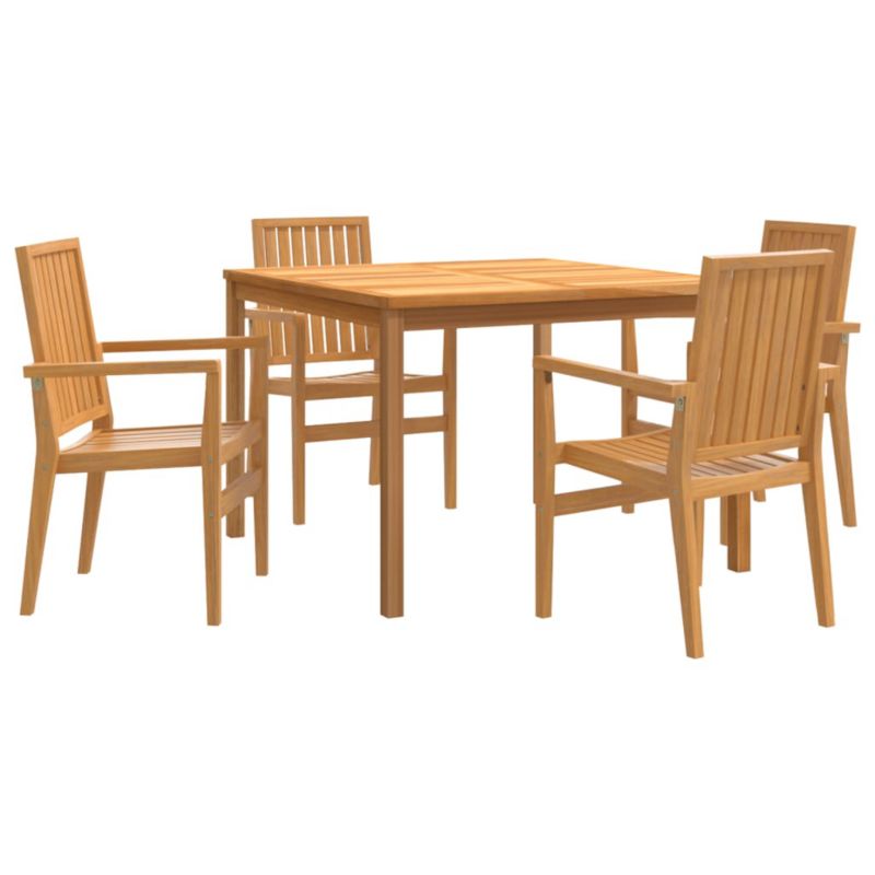 Zestaw mebli ogrodowych WaszeMeble z drewna brązowy WM-3157912 1 kpl