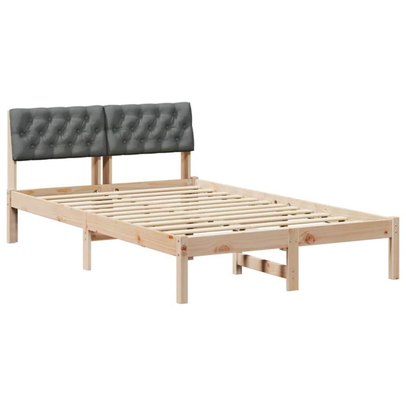 Łóżko Drewniane WaszeMeble 120x190 cm Brązowe WM-878625 1 szt.