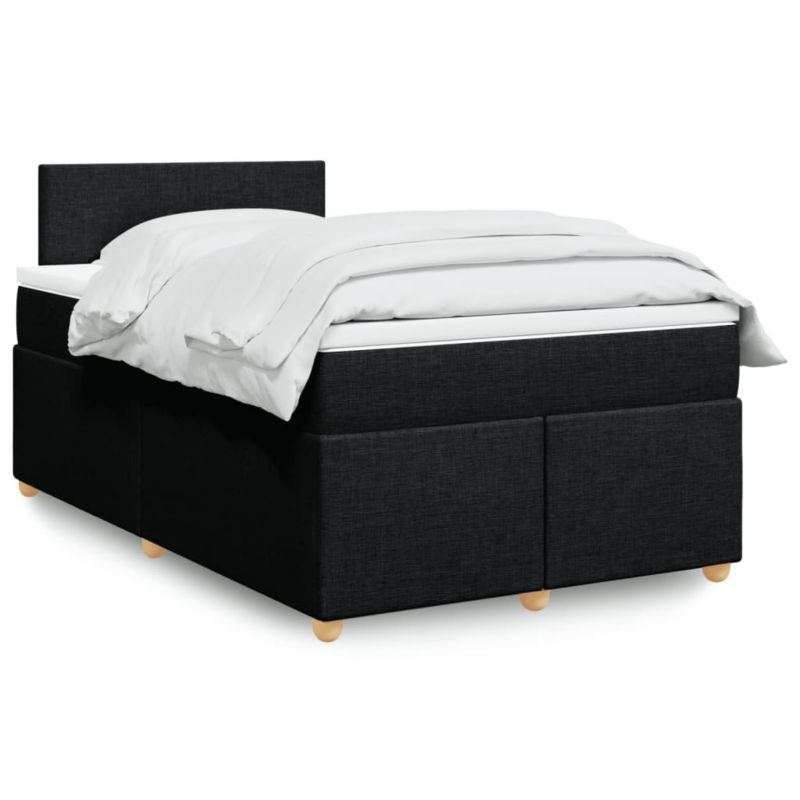 Łóżko kontynentalne WaszeMeble 120x190 cm czarne WM-3288914 1 szt.