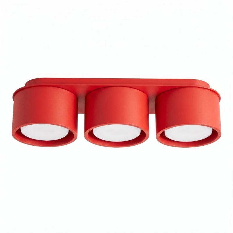 Plafon MODO 3 czerwony Gx53 Sollux Lighting 1 szt.