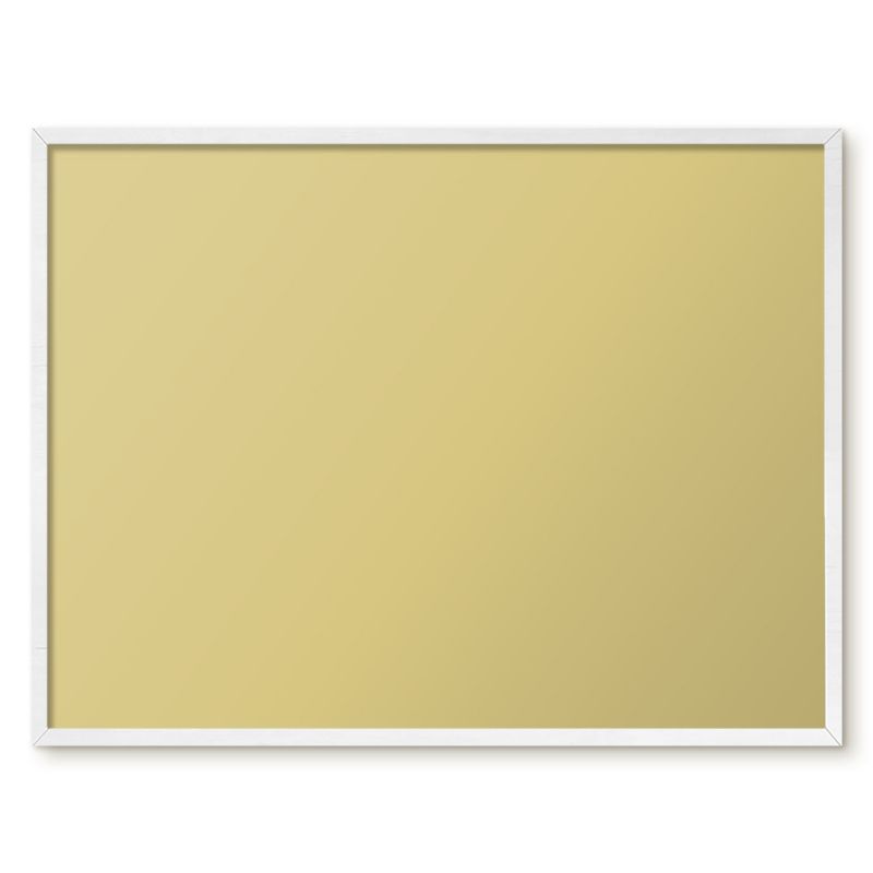 Tablica Magnetyczna Do Salonu Tulup 80x60 cm Żółć vintage - Biała rama Do sypialni, salonu 1 szt.
