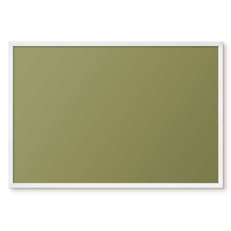 Tablica Na Magnesy Z Podróży Tulup 60x40 cm Zieleń traw - Biała rama Do salonu, biura 1 szt.