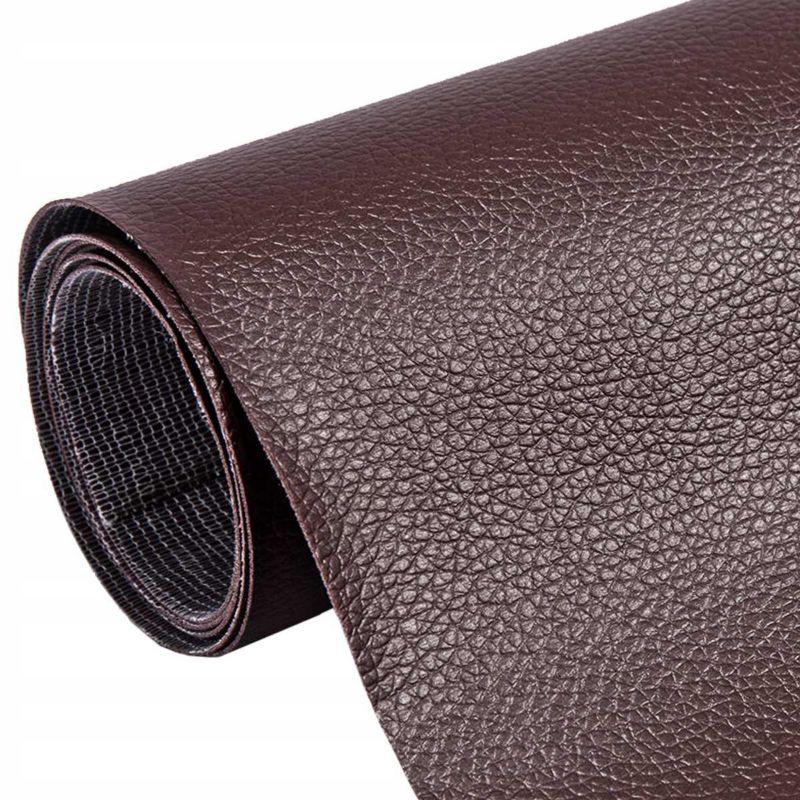 SKÓRA SAMOPRZYLEPNA EKO SKÓRA SKAJ BRĄZOWA MOCNY KLEJ 560g/m2 100x137cm 1 szt