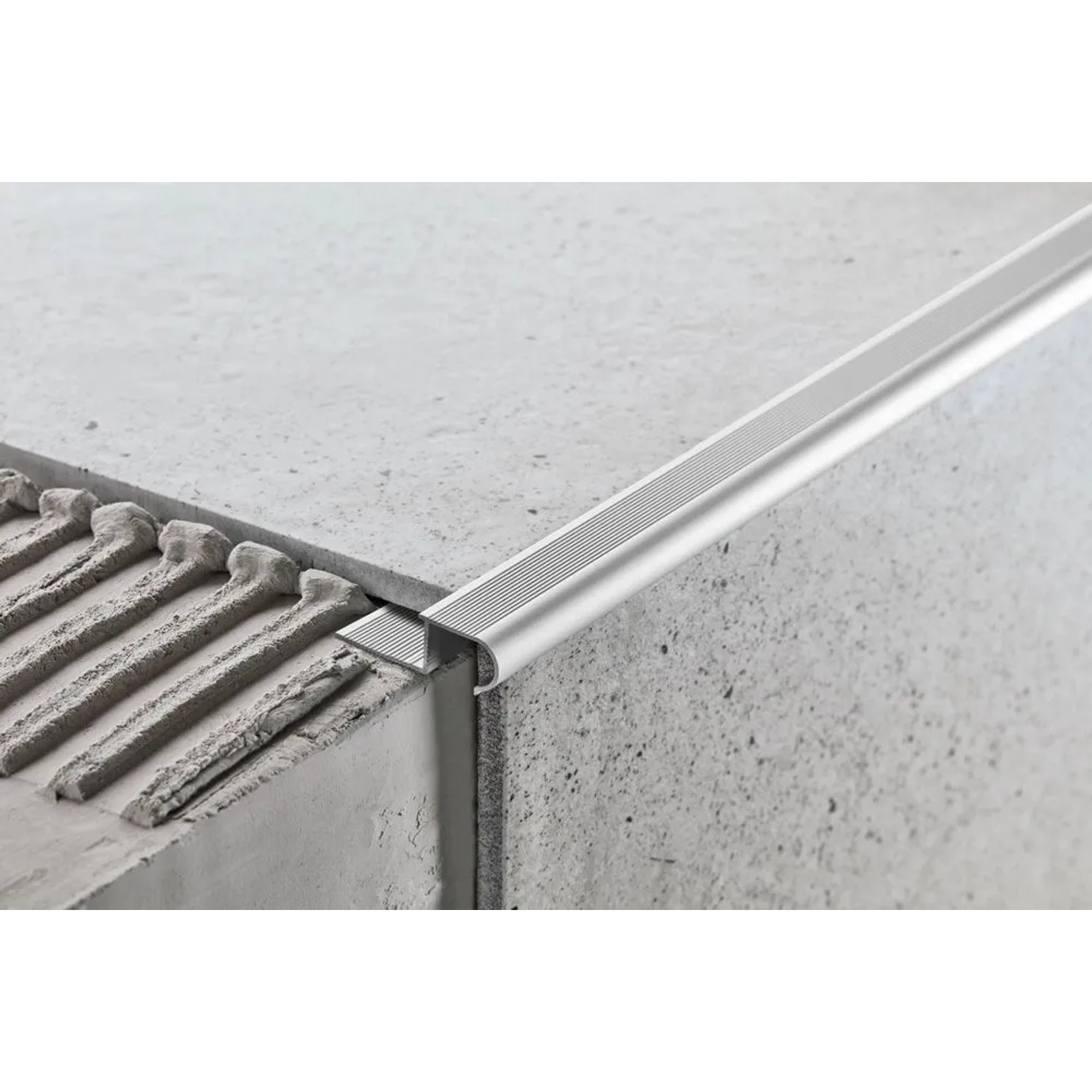 Cezar Profil schodowy ZET Cezar Natural aluminium 10x14x2500