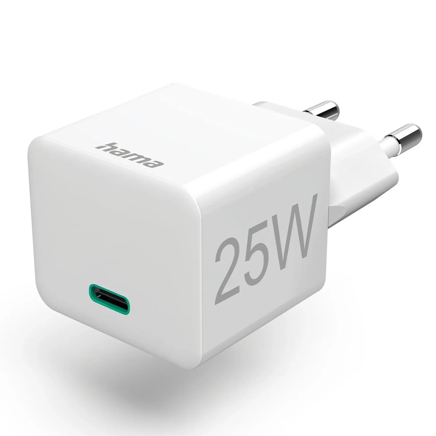 Hama Ładowarka sieciowa mini USBC PD/QC 25W biała