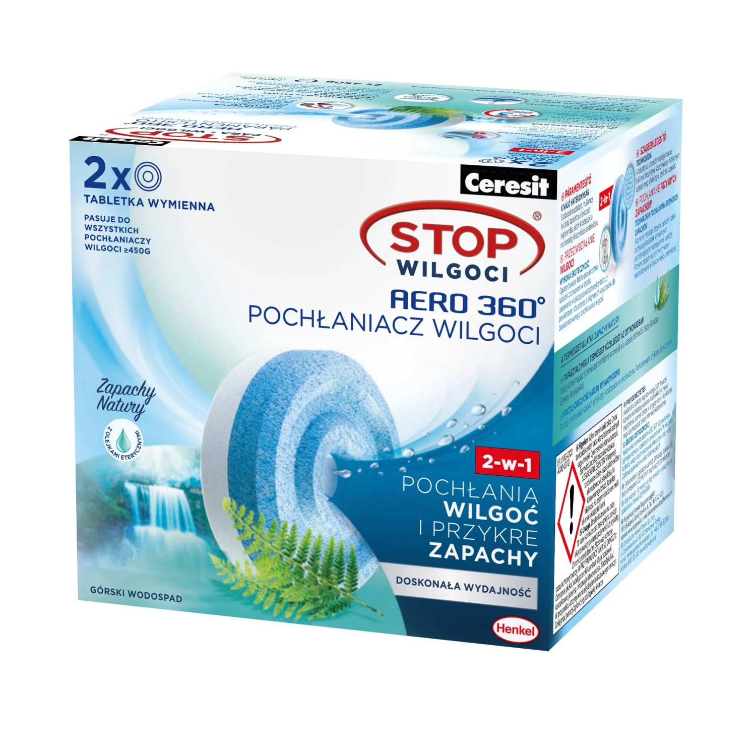 Tabletki AERO 360 st. Górski Wodospad 2 x 450 g