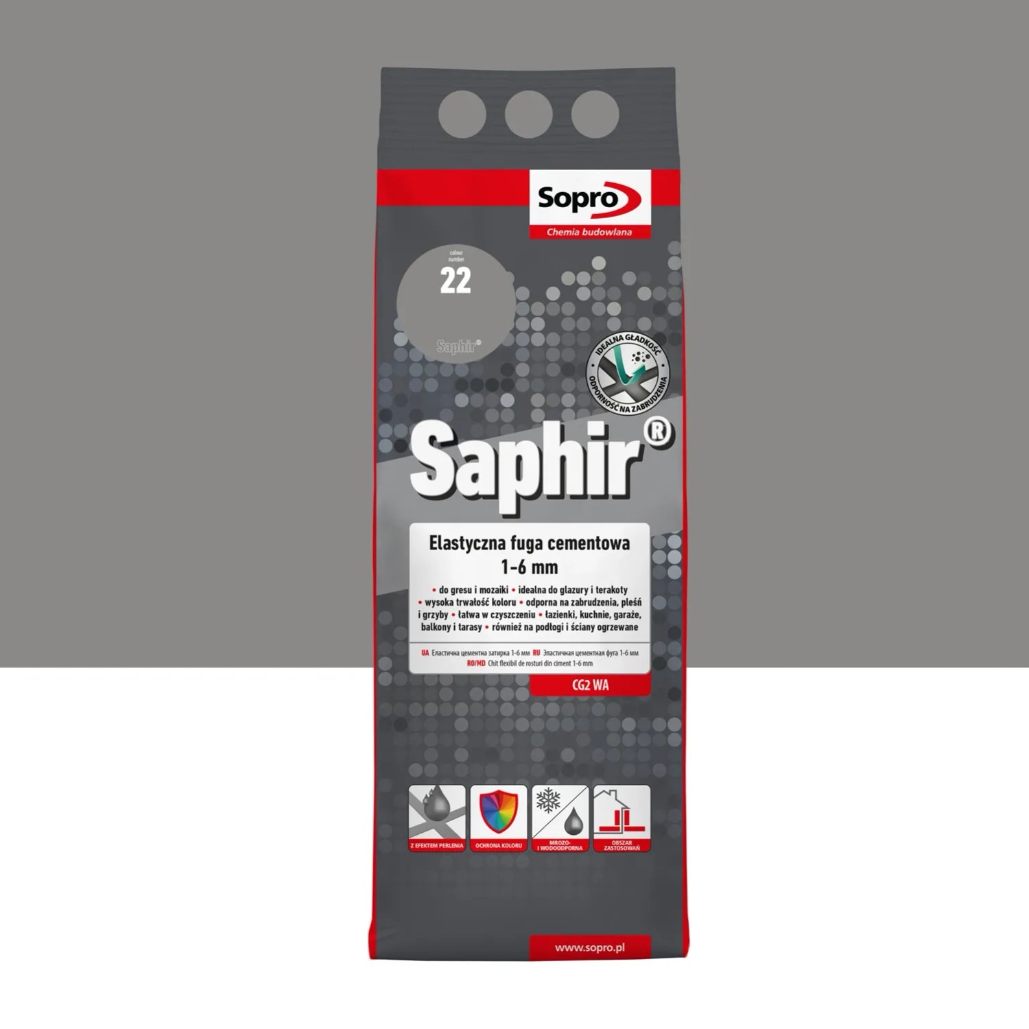 Sopro Fuga Saphir Kamienny szary 22 2kg