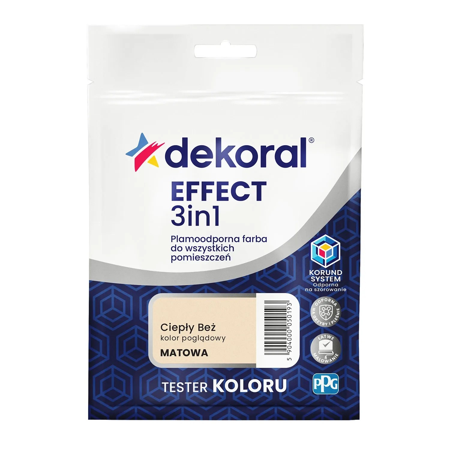 Tester farby Dekoral Effect 3w1 ciepły beż 0,04l