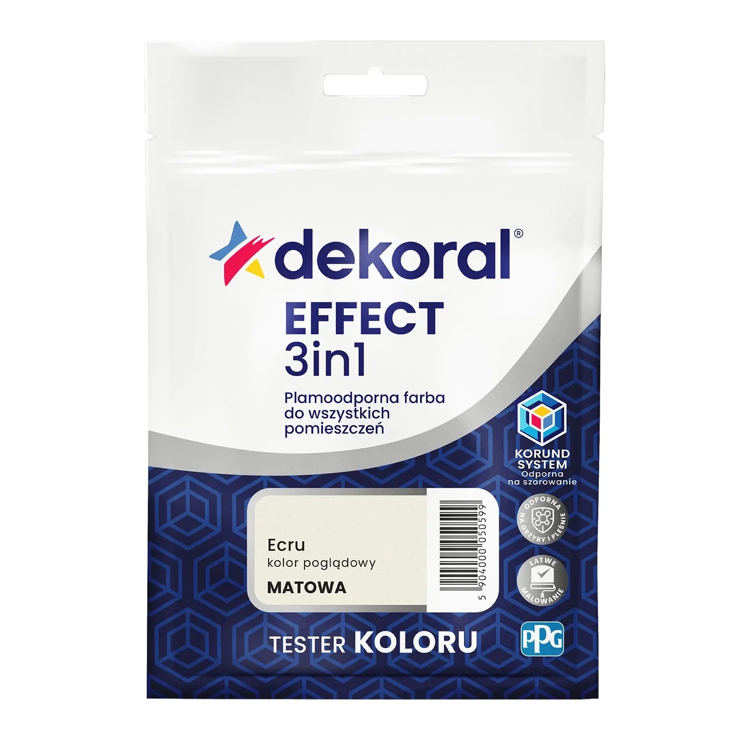 Tester farby Dekoral Effect 3w1 ecru 0,04l