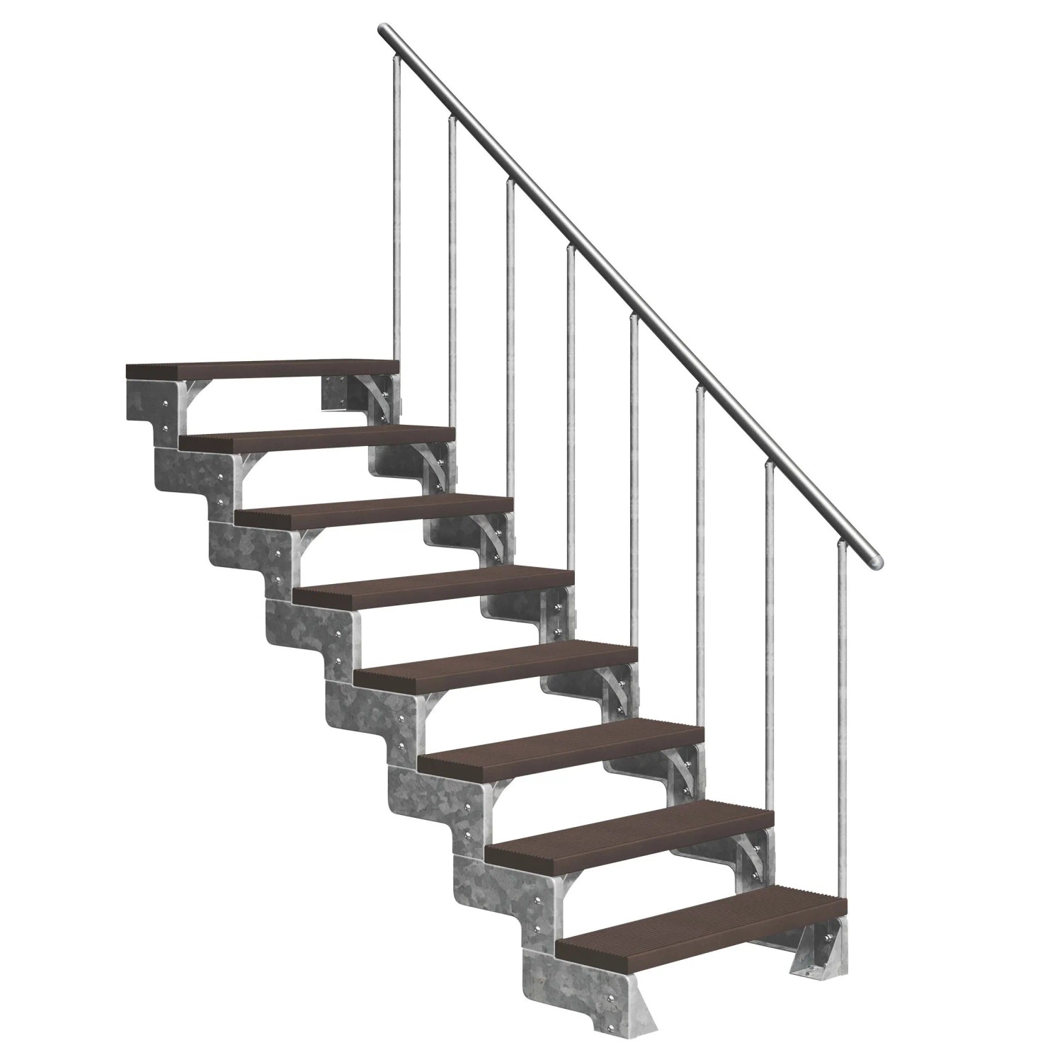Dolle Schody zewnętrzne Garden Trimax Ciemny brąz 80 cm 8 stopni80 cm