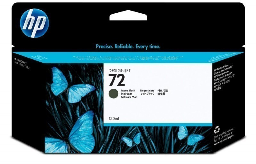 Tusz HP 72 (C9403A), 130ml, matte black (czarny matowy)