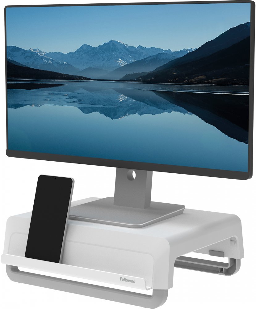 Podstawa pod monitor Fellowes Breyta, 82x354x304mm, biały