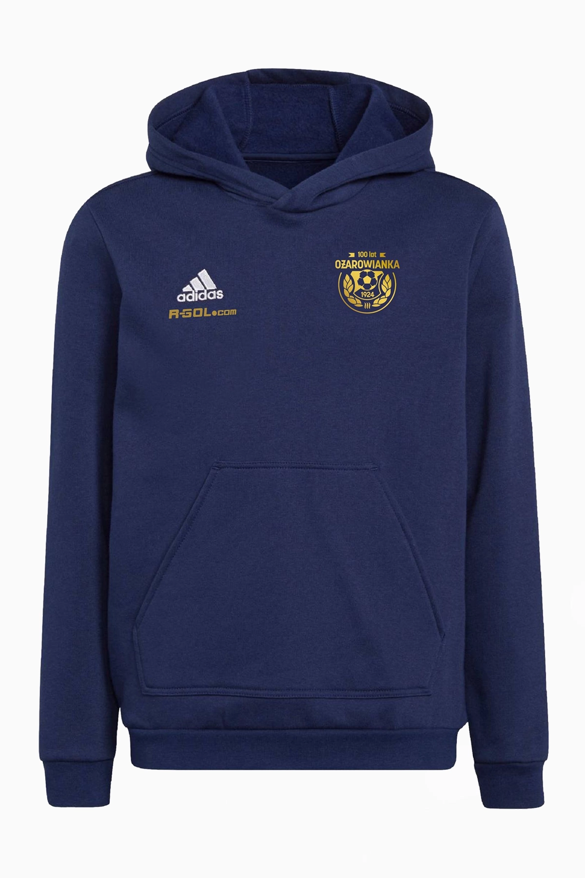 Bluza bawełniana adidas KS Ożarowianka Junior - Granatowy