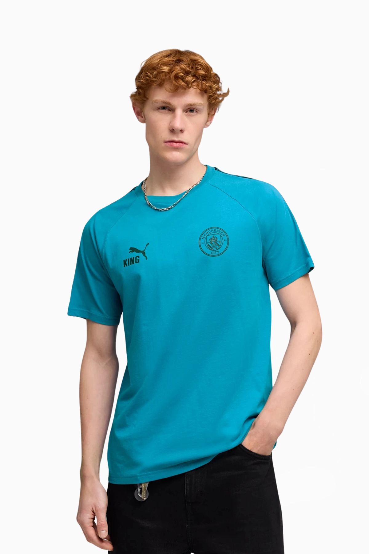 Koszulka Puma Manchester City 25/26 KING Tee - Niebieski