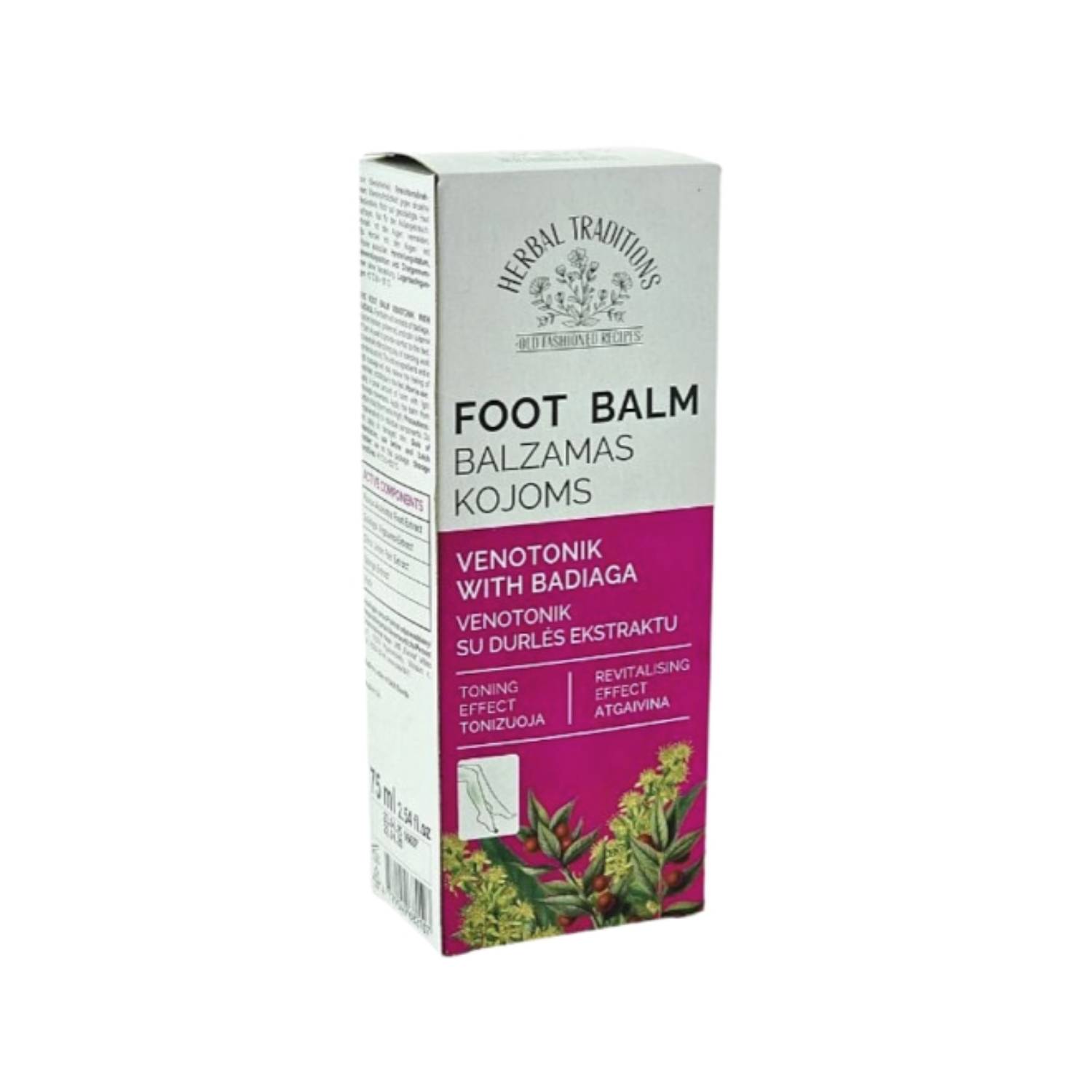 Herbal traditions - balsam do nóg, venotonik, 75 ml