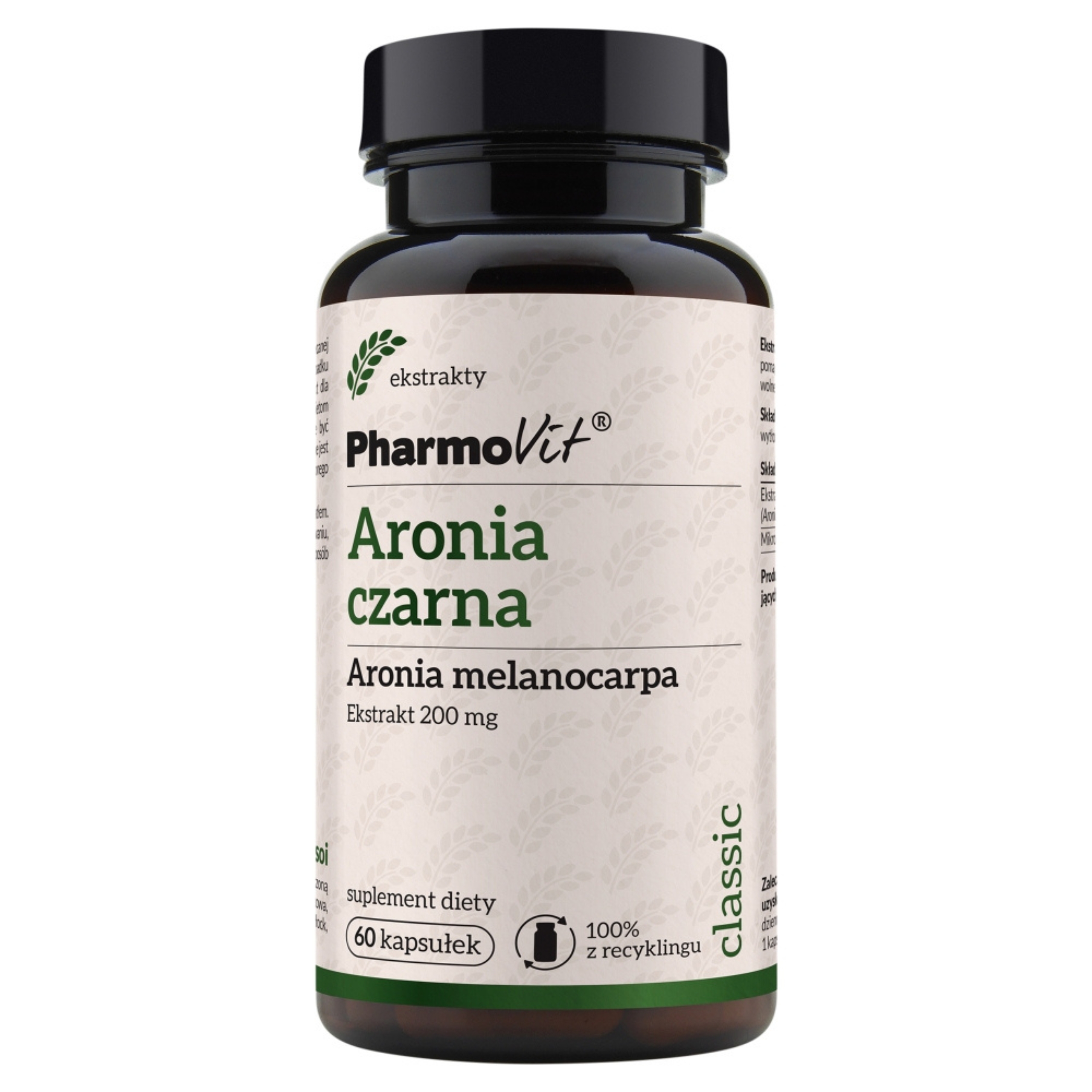 Pharmovit aronia czarna, 60 kapsułek