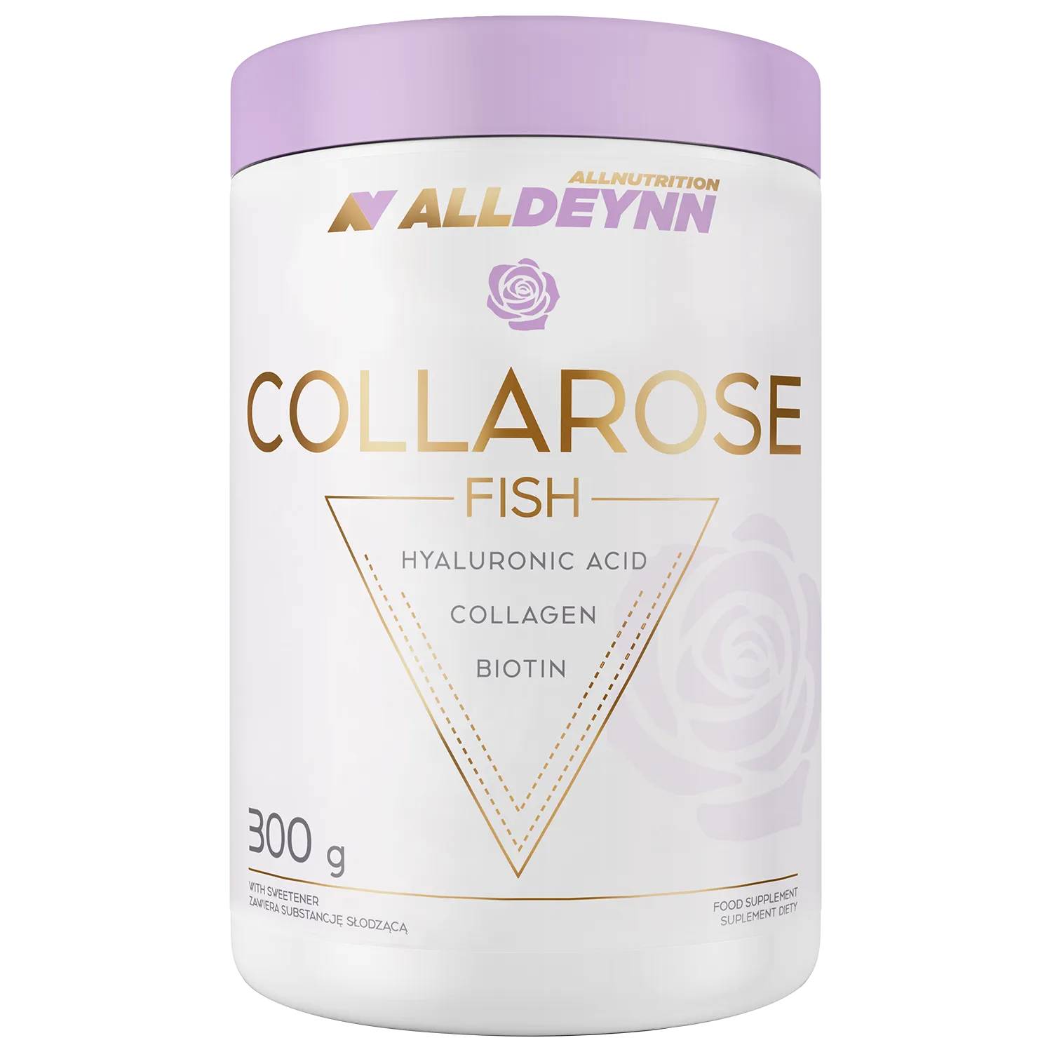 Allnutrition alldeynn collarose fish, smak mango, 300 g