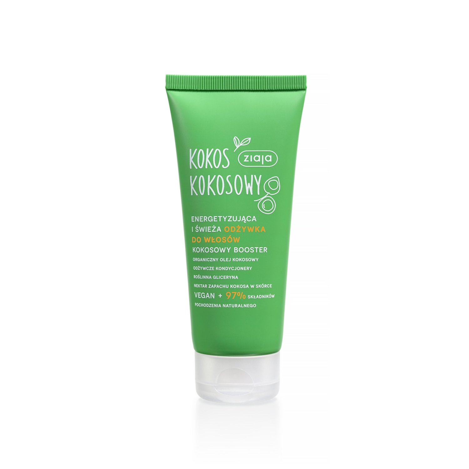 Ziaja - energetyzująca i świeża odżywka do włosów, kokosowa, 100 ml