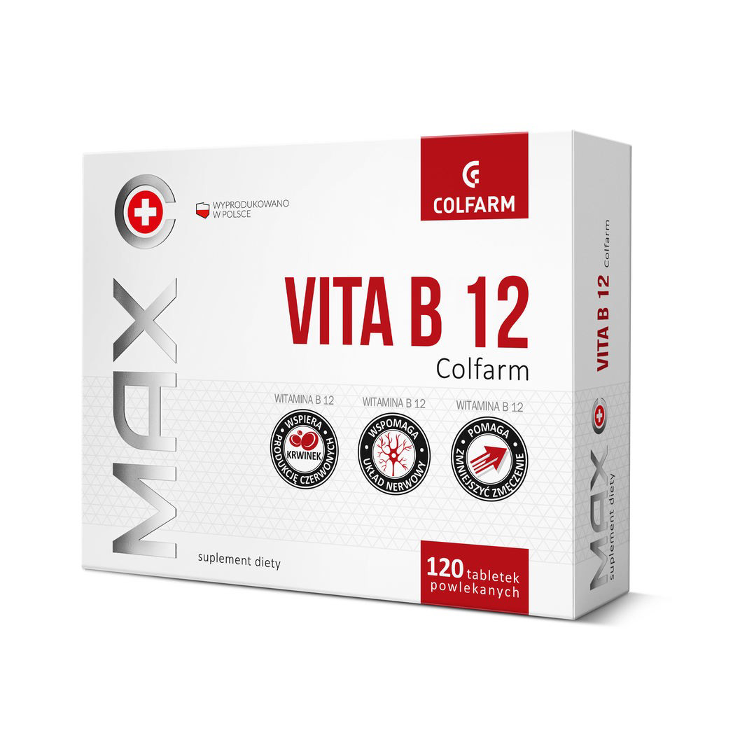 Colfarm - vitaminum b12, 120 tabletek