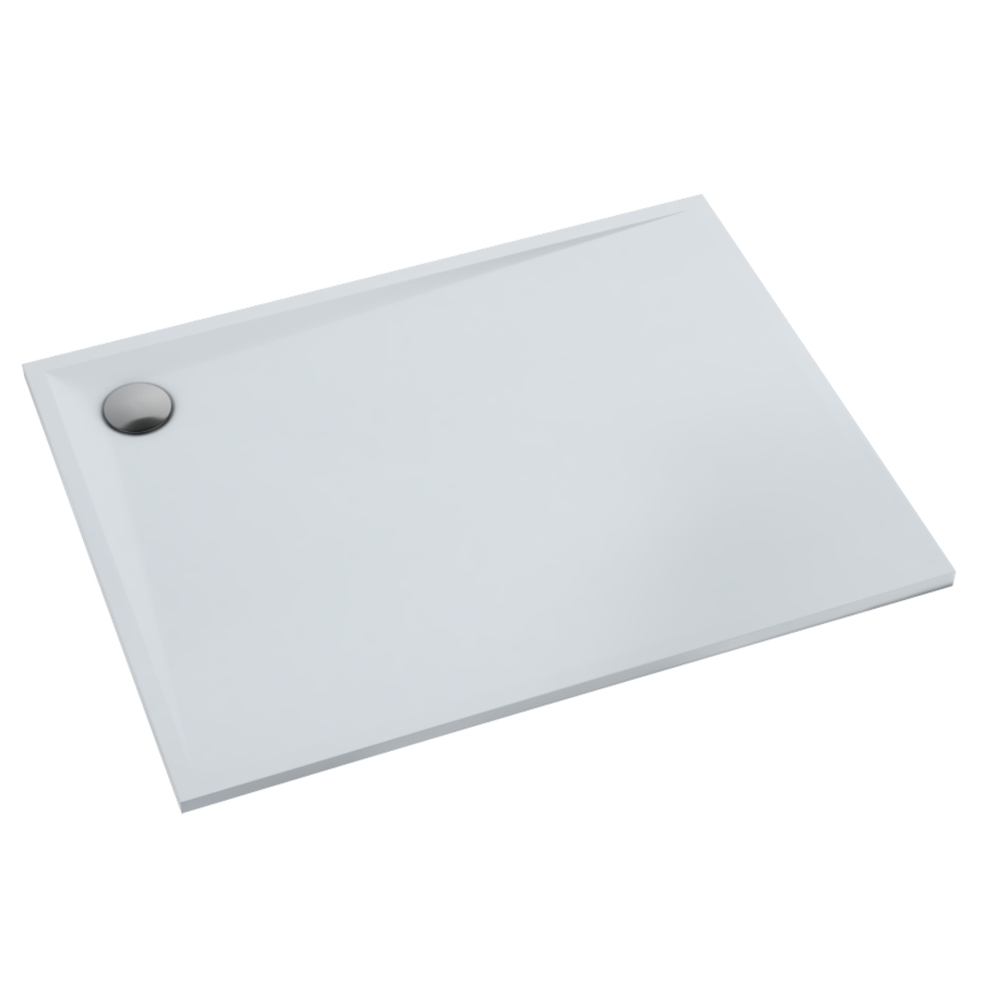 Schedline Libra Smooth White brodzik prostokątny 90x70 cm biały 3SP.L1P-7090