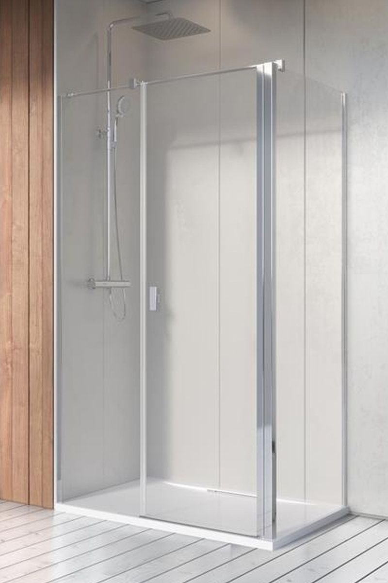 Radaway Nes KDS II drzwi prysznicowe 90 cm prawe chrom/szkło przezroczyste 10033090-01-01R