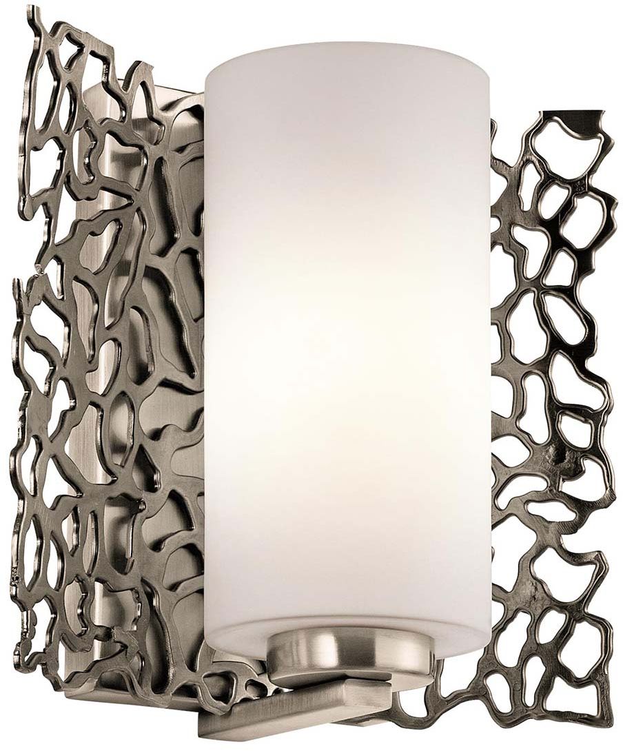 Elstead Lighting Silver Coral kinkiet 1x60 W cyna KL-SILVER-CORAL1