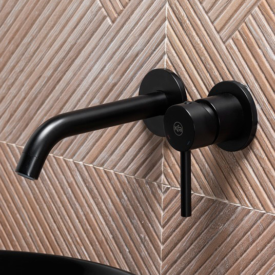 KFA Armatura Moza Black bateria umywalkowa podtynkowa czarny mat 5039-810-81 - Wysyłka w 24h