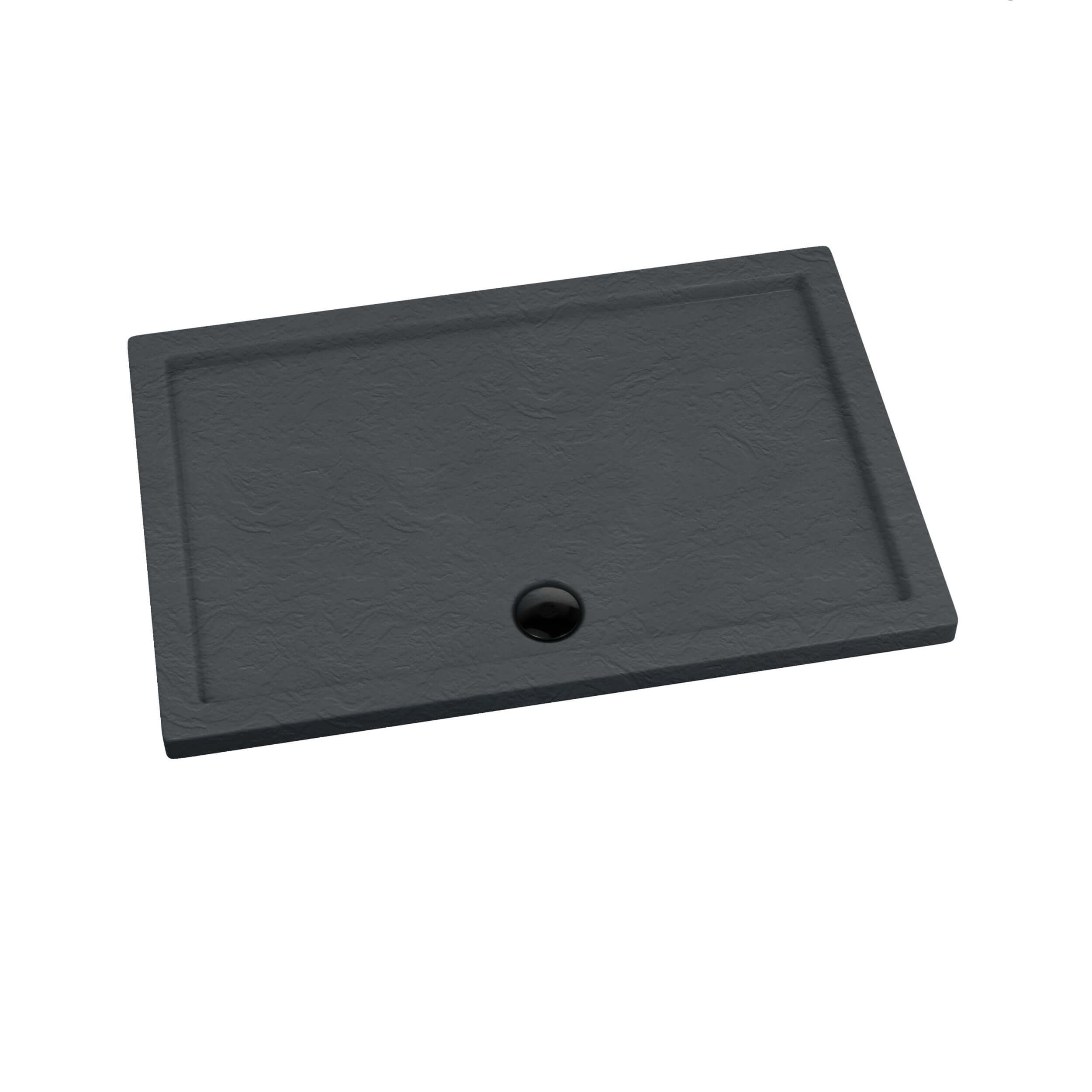 Schedpol Caspar Grey Stone brodzik prostokątny 140x90 cm szary 3.247/S/ST