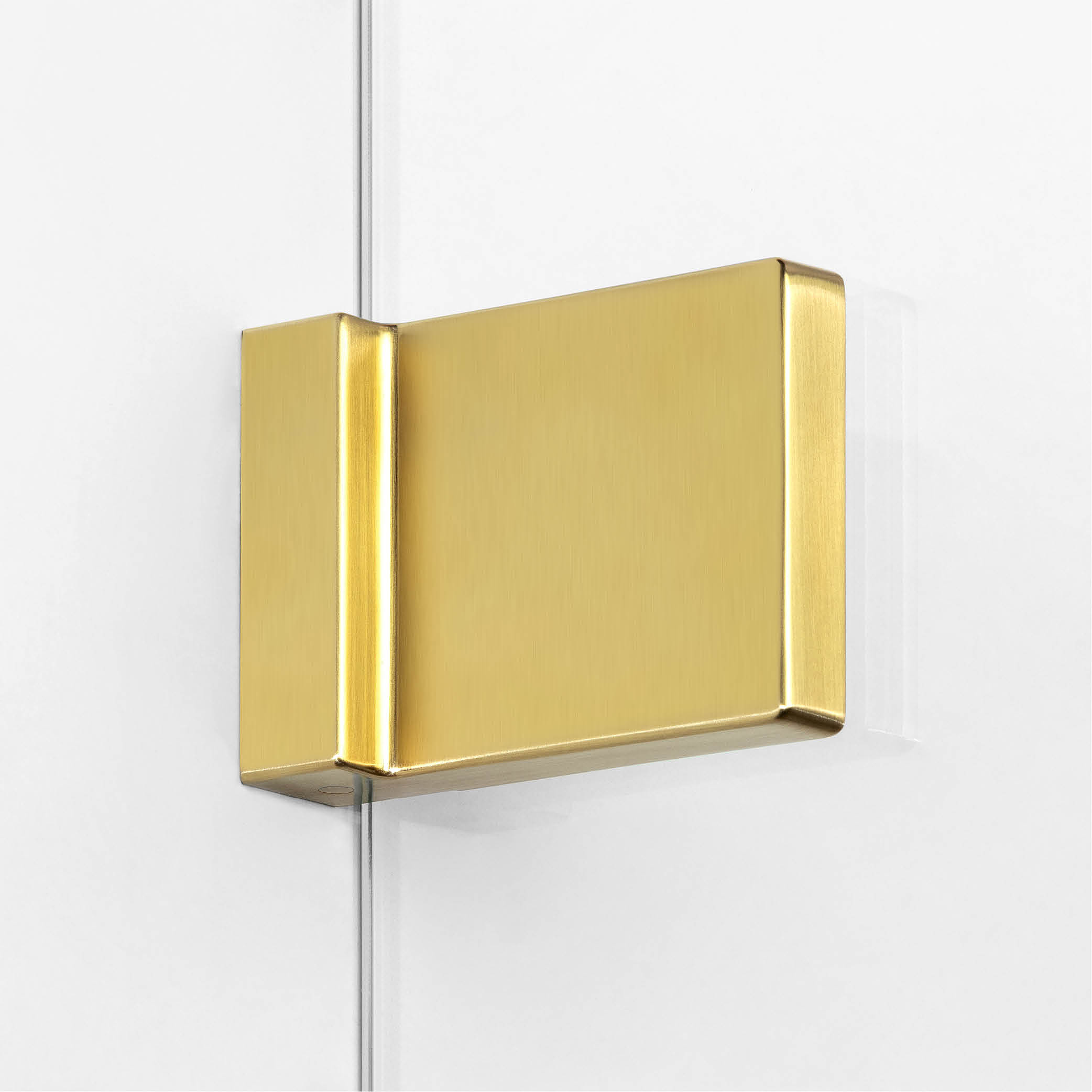 New Trendy Avexa Gold Shine kabina prysznicowa 80x120 cm prostokątna lewa złoty połysk/szkło przezroczyste EXK-3167