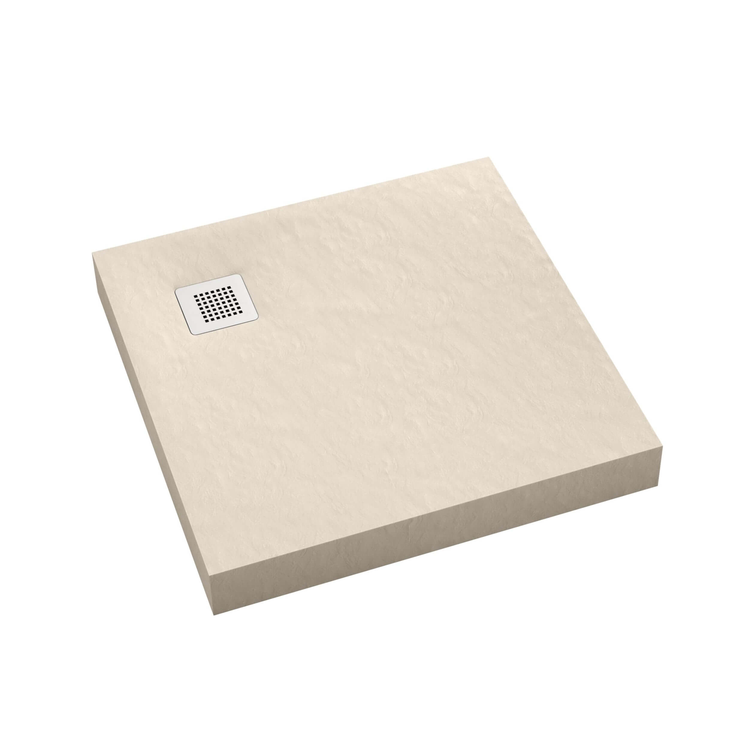 Schedpol New Horizons Cashmere Stone brodzik kwadratowy 100x100 cm beżowy 3.3302/PK/ST-M2