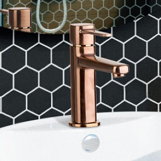 Invena Glamour bateria umywalkowa stojąca miedź BU-02-0149 - Wysyłka w 24h