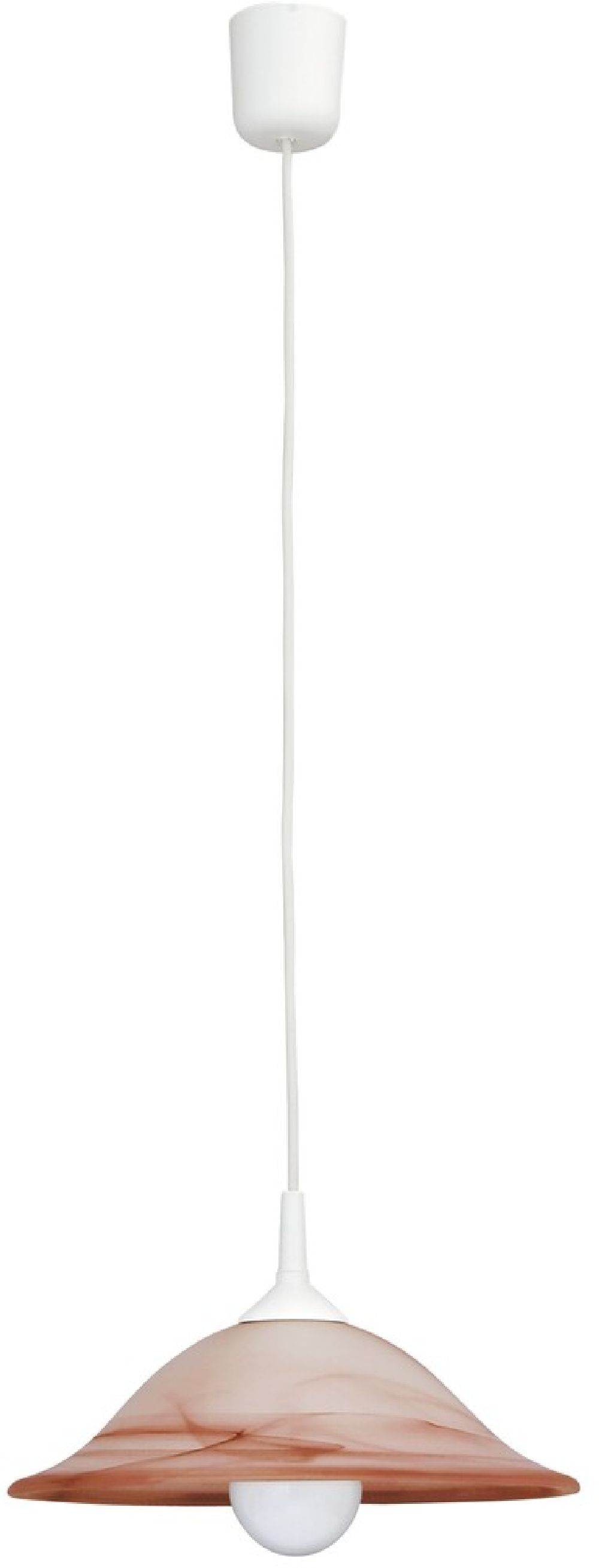 Rabalux Alabastro lampa wisząca 1x60 W brązowa 3955 - Wysyłka w 24h