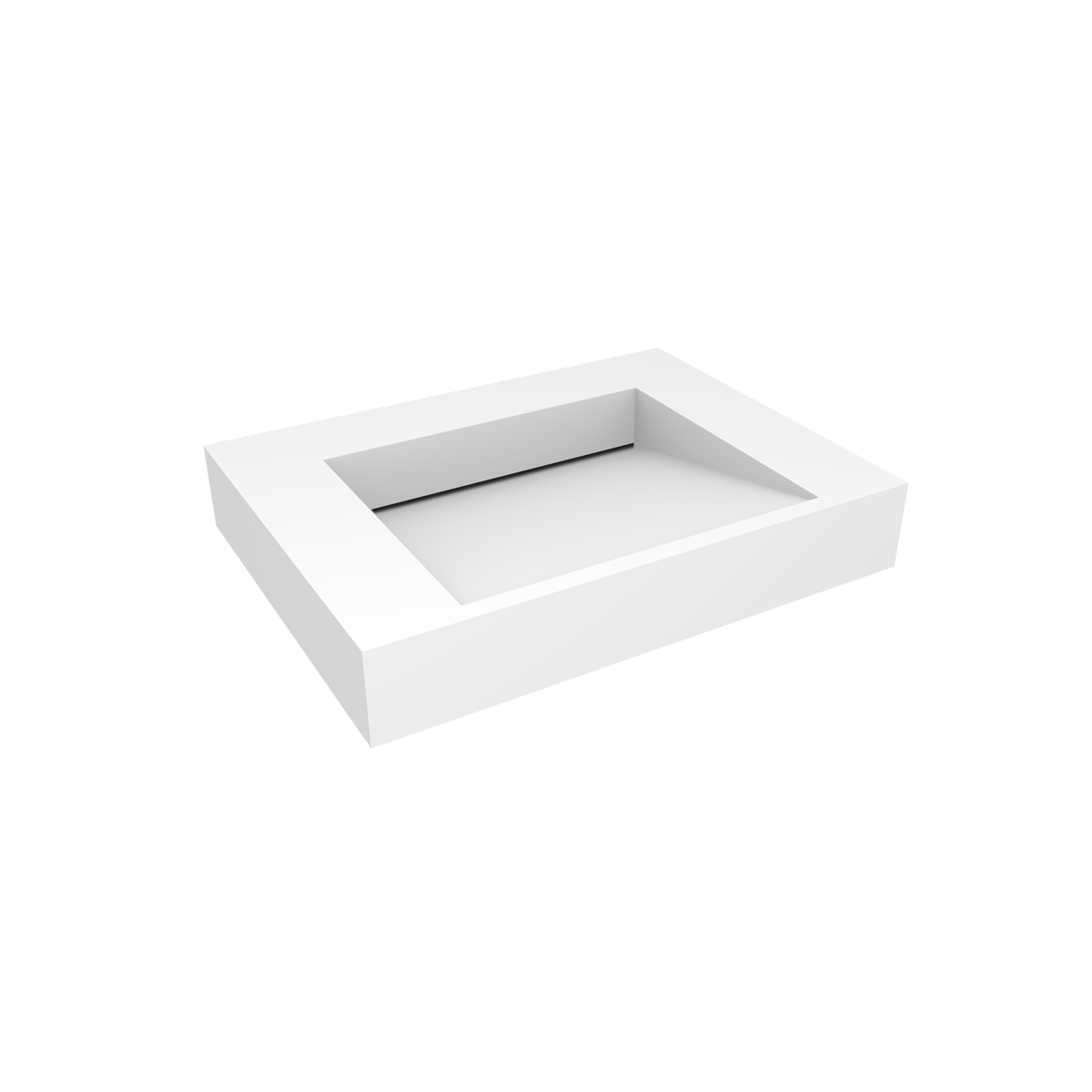 Oltens Stila umywalka 60x45 cm ścienna LavaForm biały mat 40000900 - Wysyłka w 24h