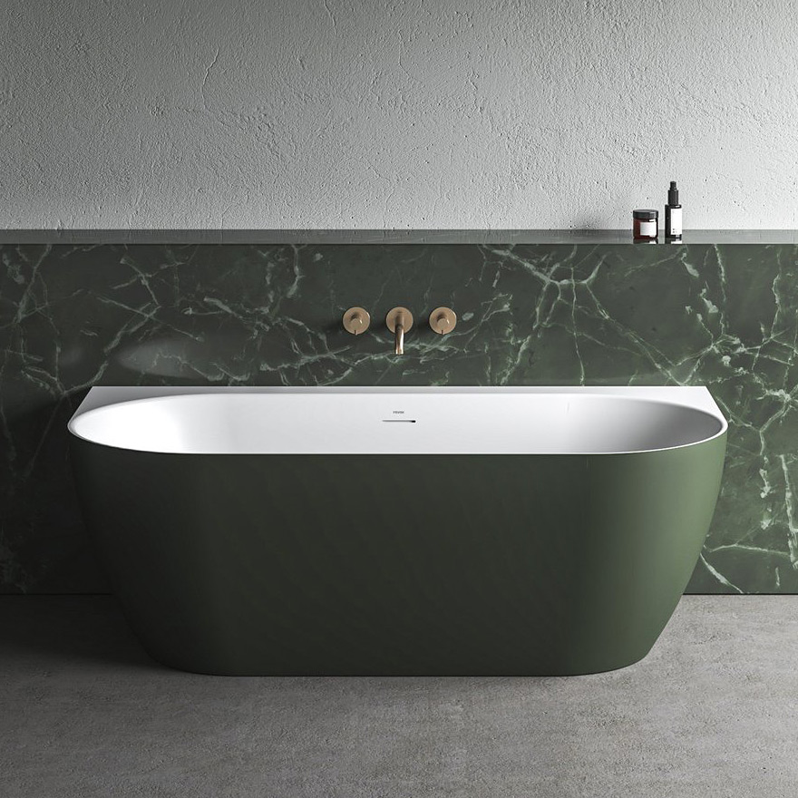 Ravak Freedom W Tec wanna wolnostojąca 170x87 cm Grey Green/biały CE31200000