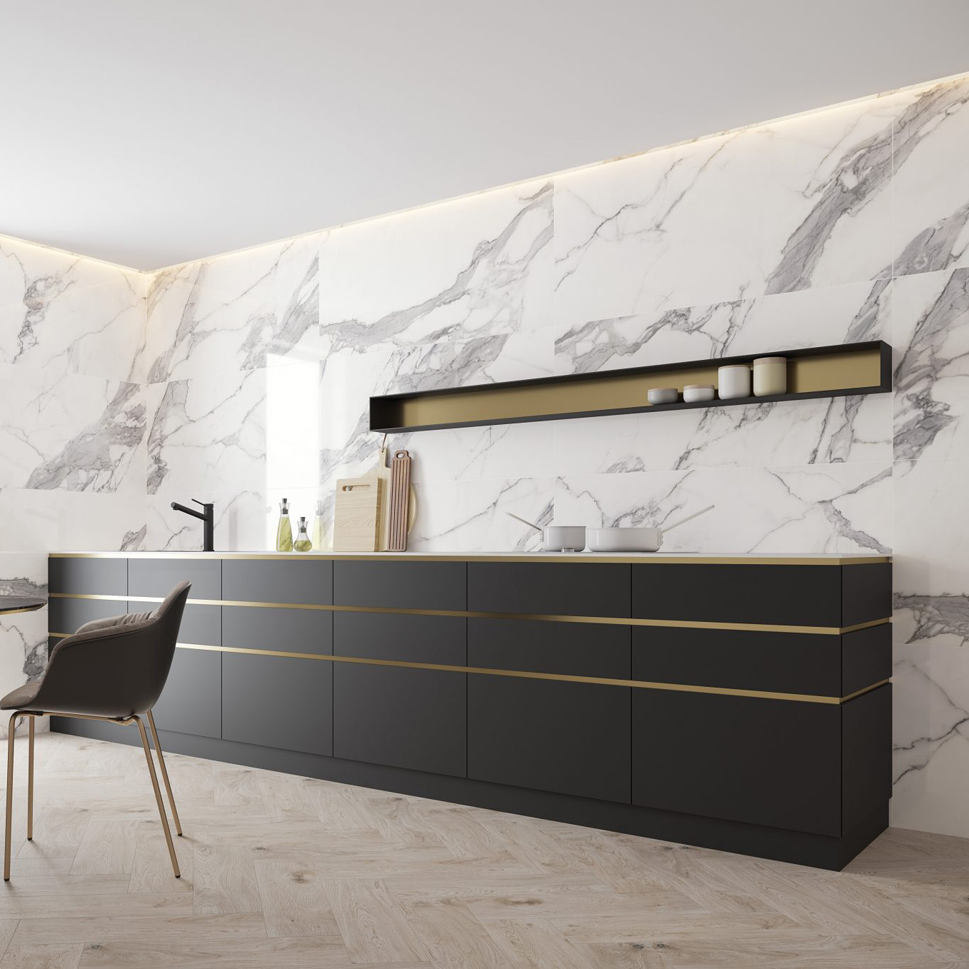 Cerrad Calacatta płytka ścienno-podłogowa 119,7x59,7 cm biała