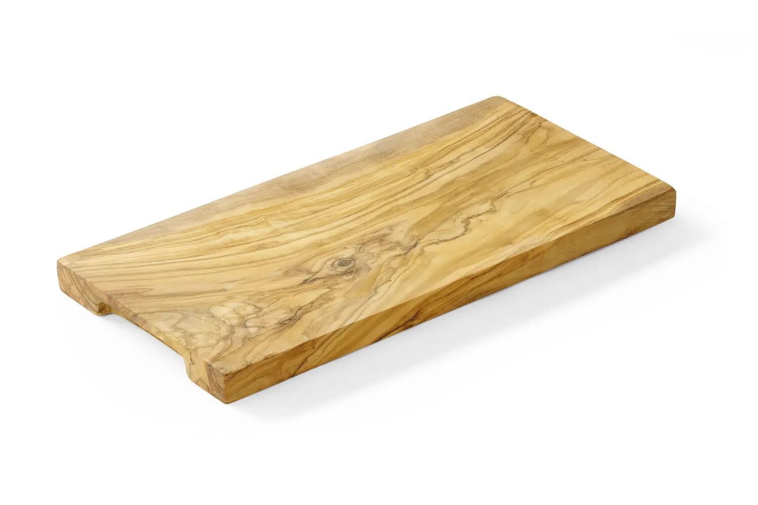 Deska do serwowania z uchwytami 30 x 15 cm z drewna oliwnego | 505175