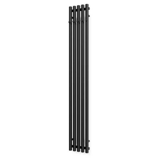 TERMA Grzejnik łazienkowy ROLO HANGER 180x15 czarny WGROW180015K9M5SX