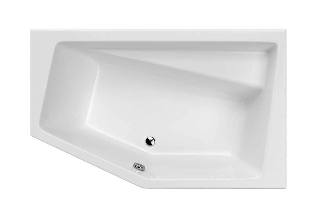 Darmowa Dostawa - Wanna narożna 160x100 cm prawa biała Excellent Vesper WAEXVEP16WH