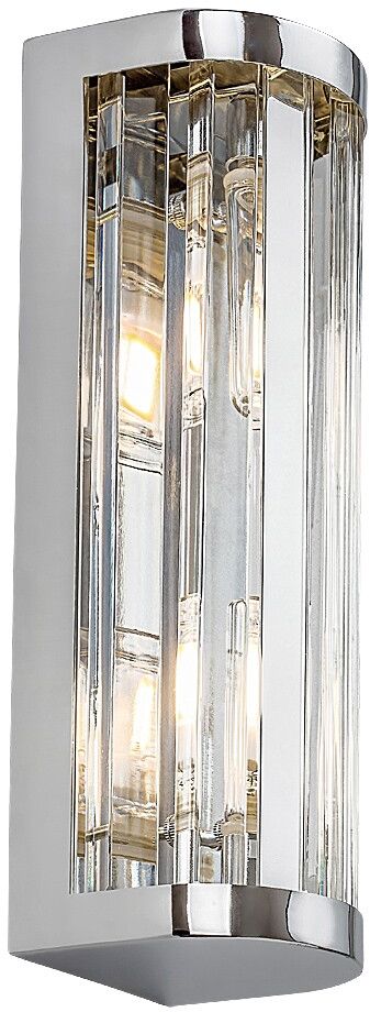 Darmowa Dostawa - Kinkiet 2x28 W chrom-przezroczysty Rabalux Sybil 75035