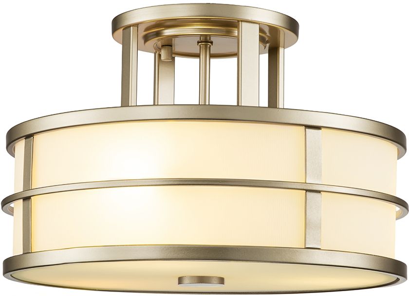 Darmowa Dostawa - Lampa podsufitowa 3x60 W mosiądz Elstead Lighting Fusion FEFUSIONSFPNBR